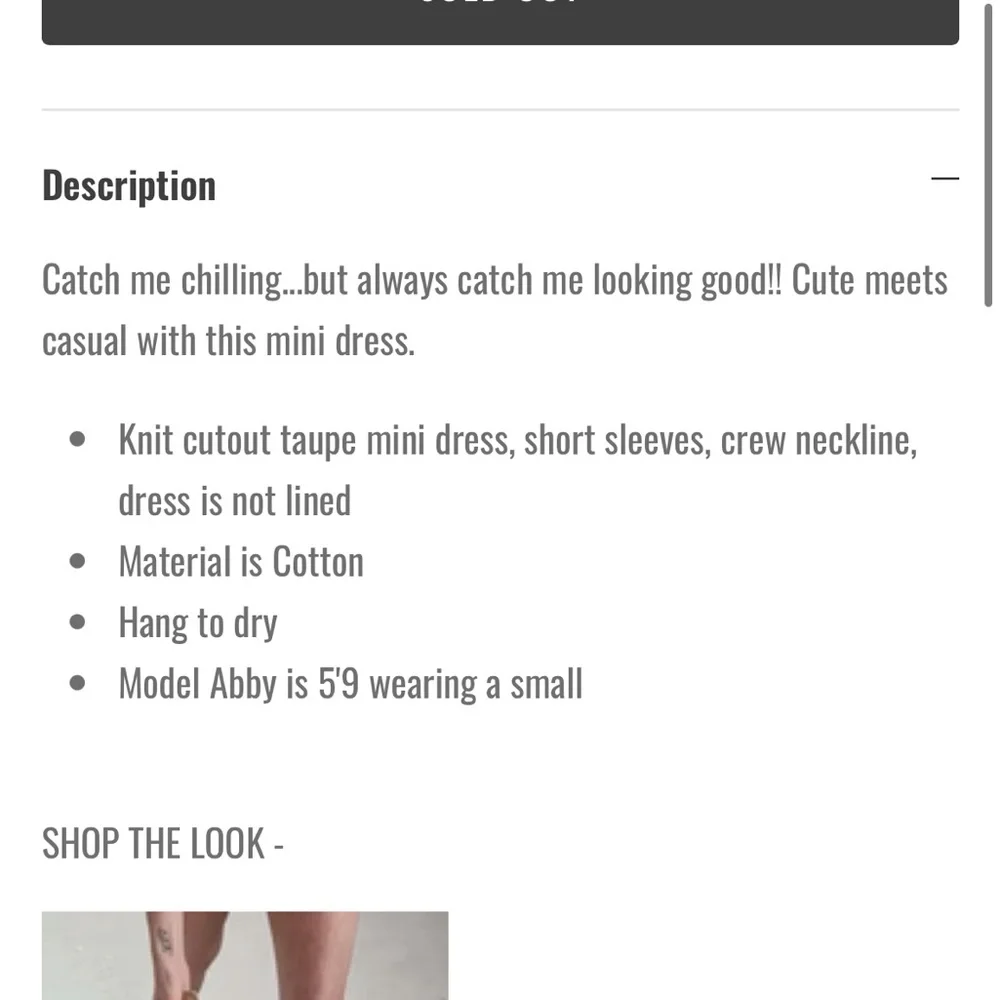 Amazing lace boutique Cream Cut-Out Dress - Picture 6 of 6